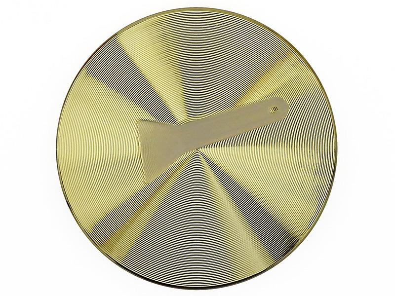 Excellent - Grinder Hanfblatt 4 teilig 34x51mm Gold