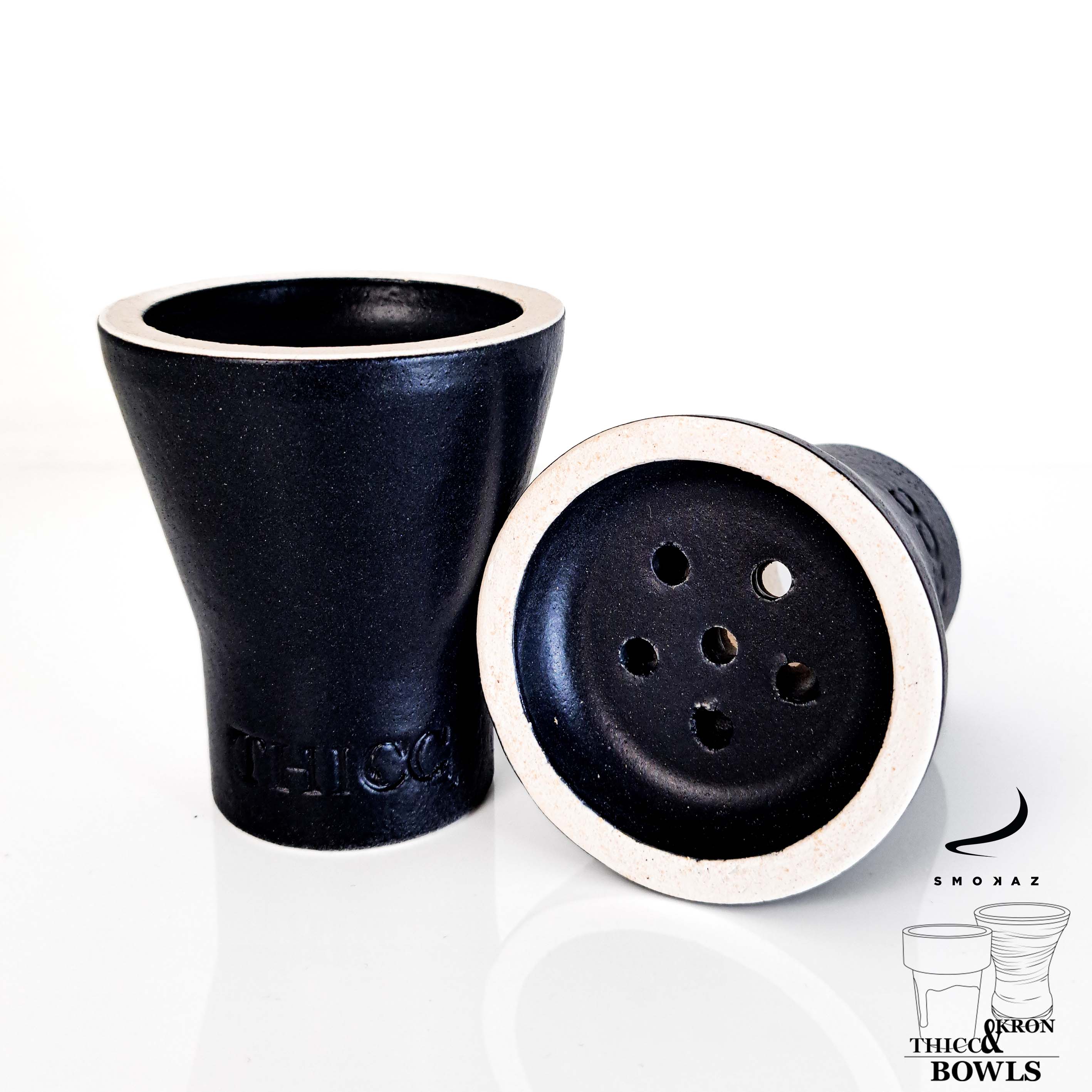 Thicc Bowl Plus Shisha Killer Bowl Black Matt Thicc Bowl Plus Shisha Killer Bowl Black Matt