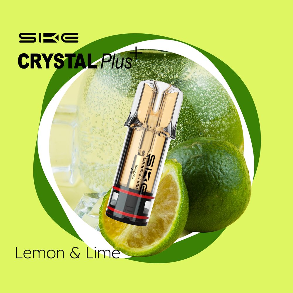 SKE Crystal Plus Pod Lemon & Lime