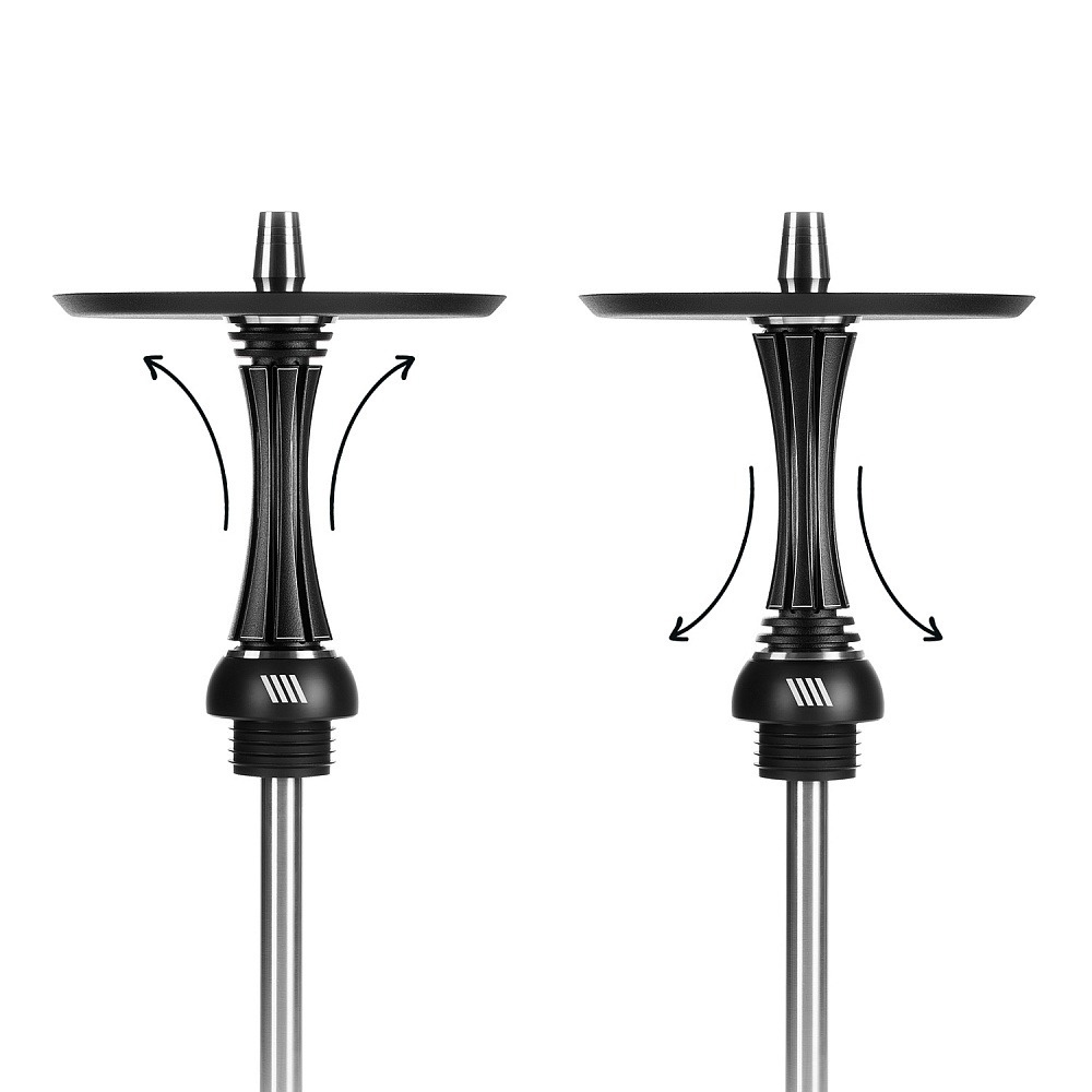Alpha Hookah Shisha Model X Reverse Black Matte
