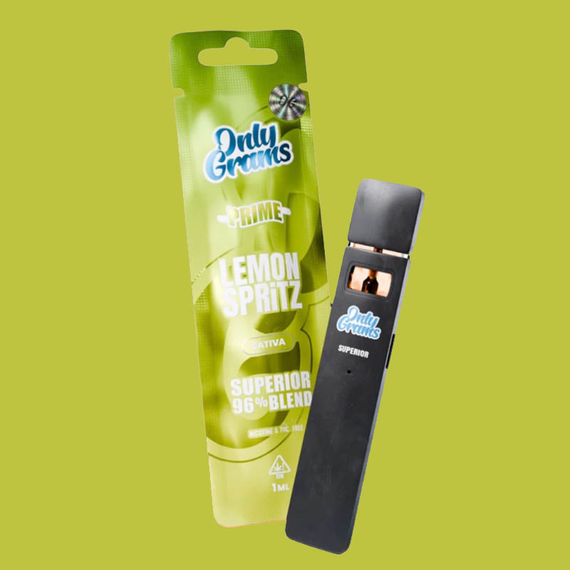 Only Grams Superior Einweg Vape Lemon Spritz Only Grams Superior Einweg Vape Lemon Spritz