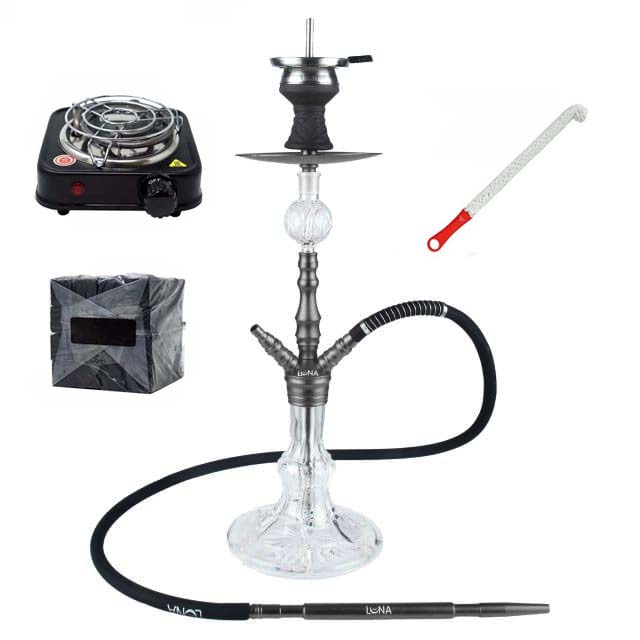 Luna Shisha Minima 2.0 Komplettset Grau Luna Shisha Minima 2.0 Komplettset Grau