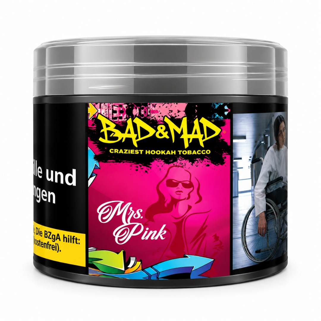 Bad & Mad Virginia Shisha Tabak Mrs. Pink 200g