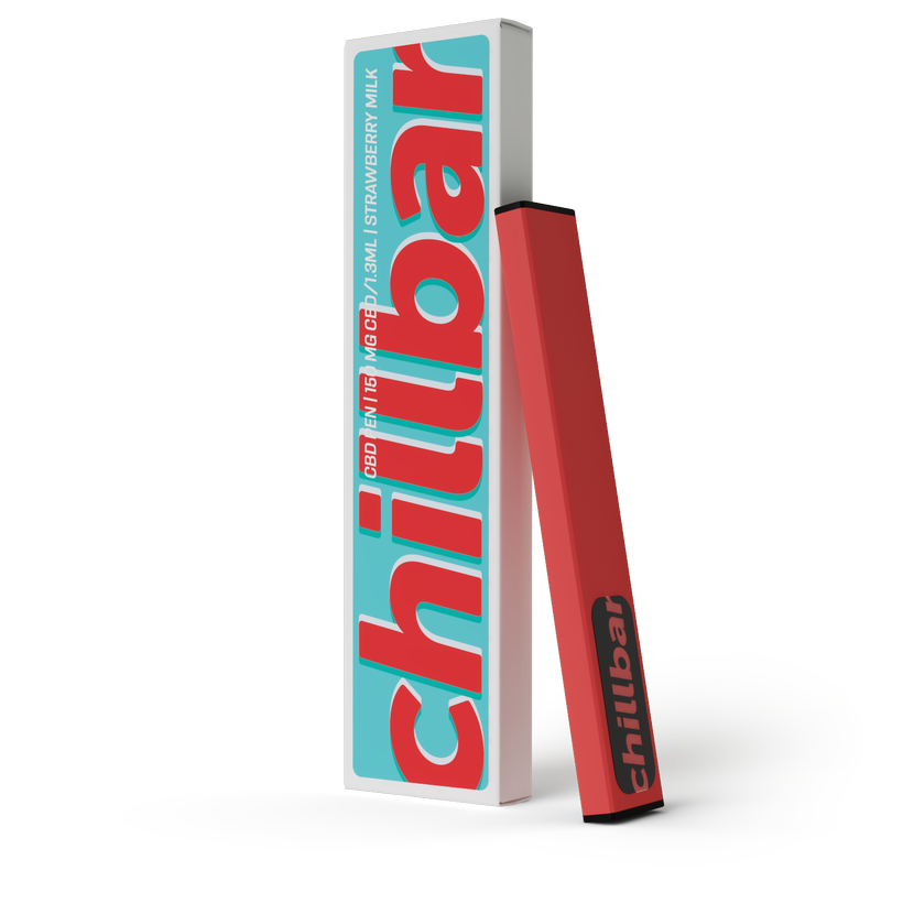 Chillbar CBD Vape Strawberry Milk Chillbar CBD Vape Strawberry Milk