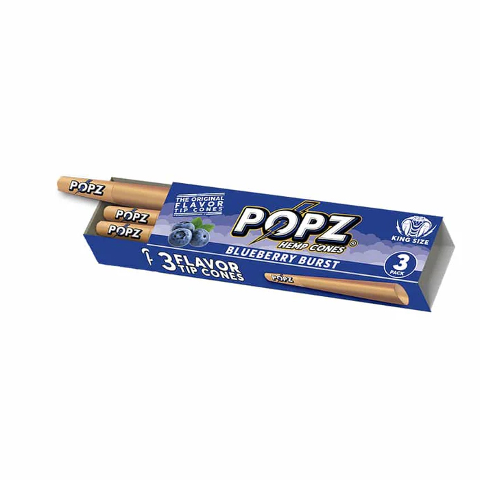 King Palm PopZ Hemp Cones Blueberry Burst 3er Pack