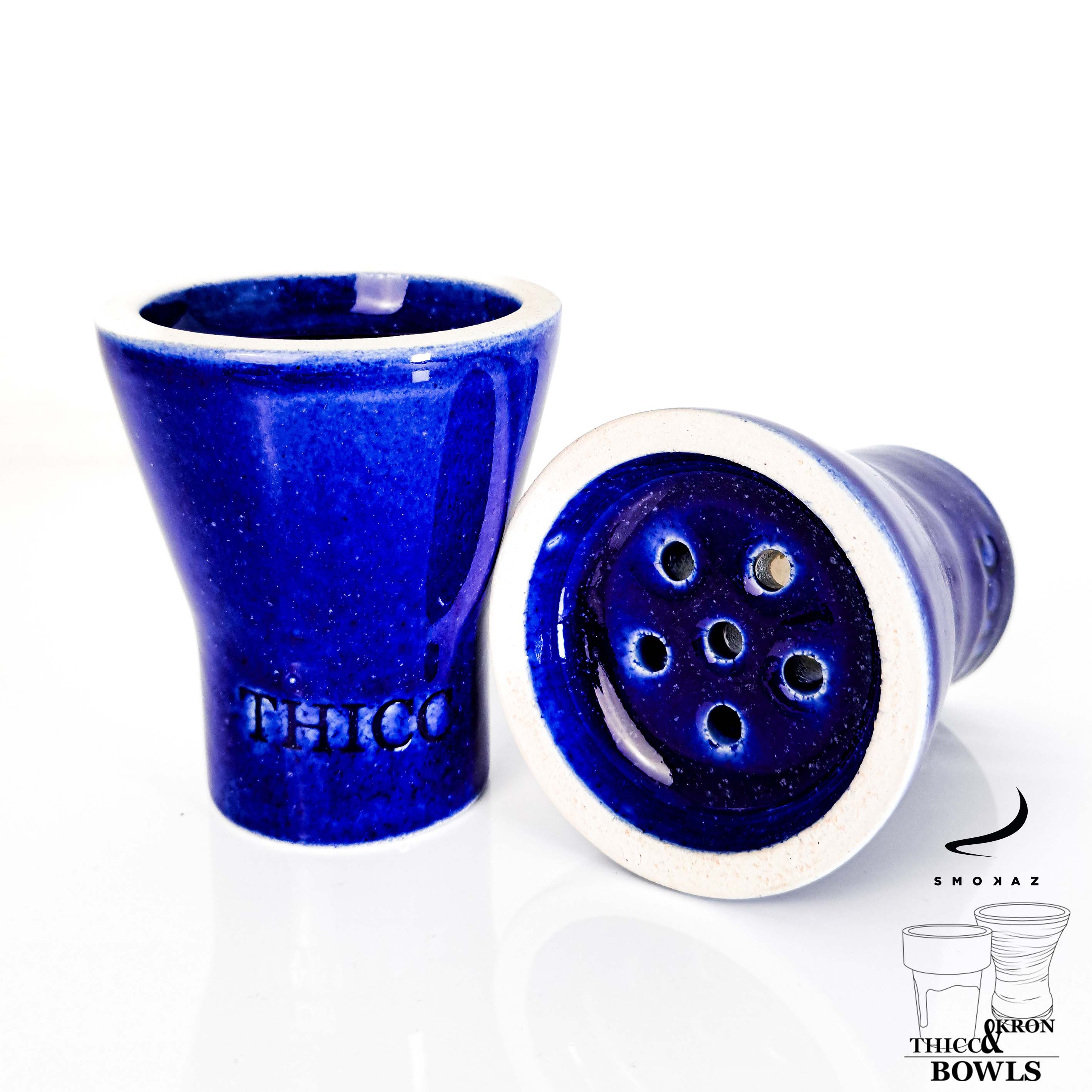 Thicc Bowl Plus Shisha Killer Bowl Blue Thicc Bowl Plus Shisha Killer Bowl Blue