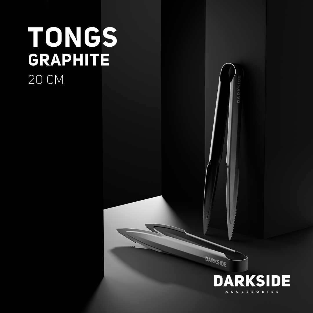 Darkside Shisha Kohlezange Graphite 20cm