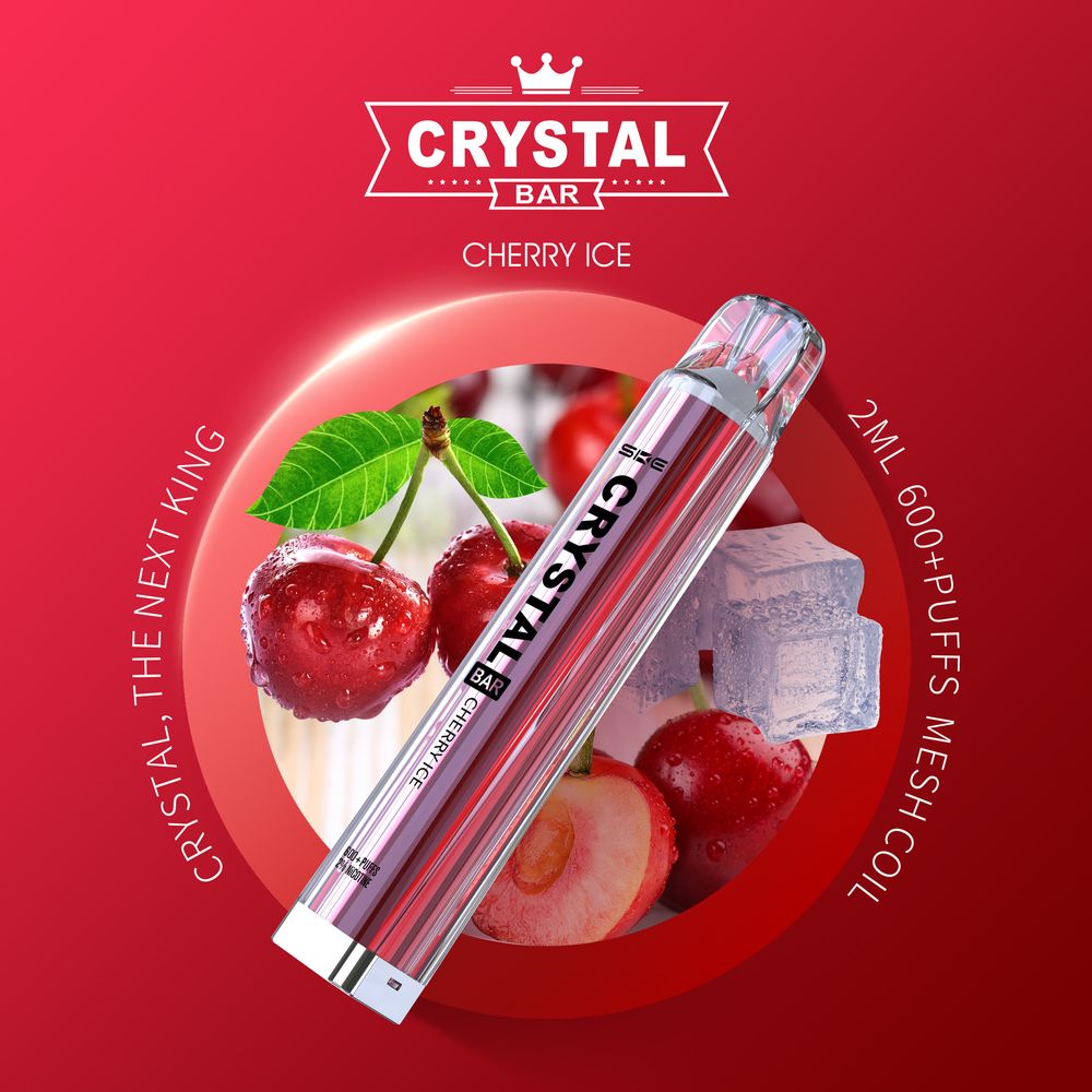 Crystal Bar - Cherry Ice 2% Nikotin 600 Züge
