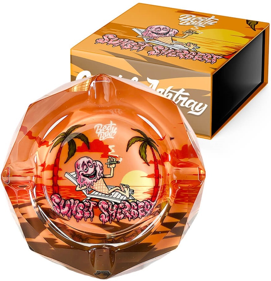 Best Buds - Kristallaschenbecher - Sunset Sherbet