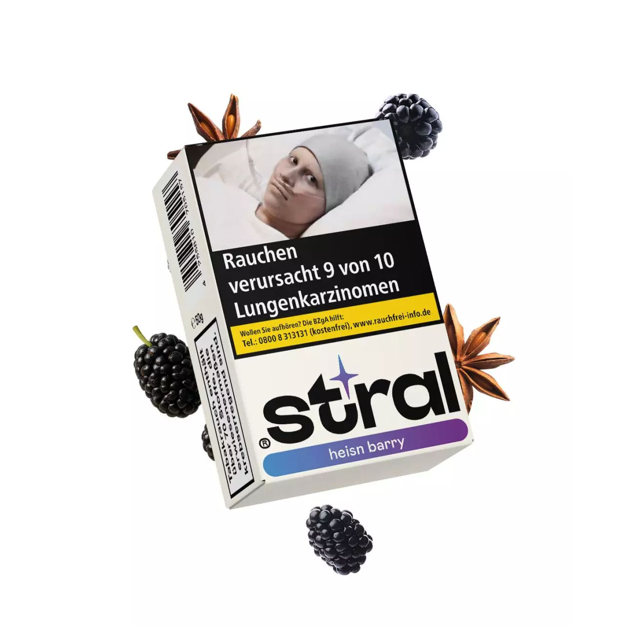 Stral Virginia Shisha Tabak Heisn Barry 50g Stral Virginia Shisha Tabak Heisn Barry 50g