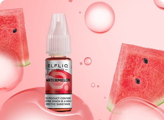Elfliq - Watermelon Nikotinsalz Liquid 10ml l 20mg/ml