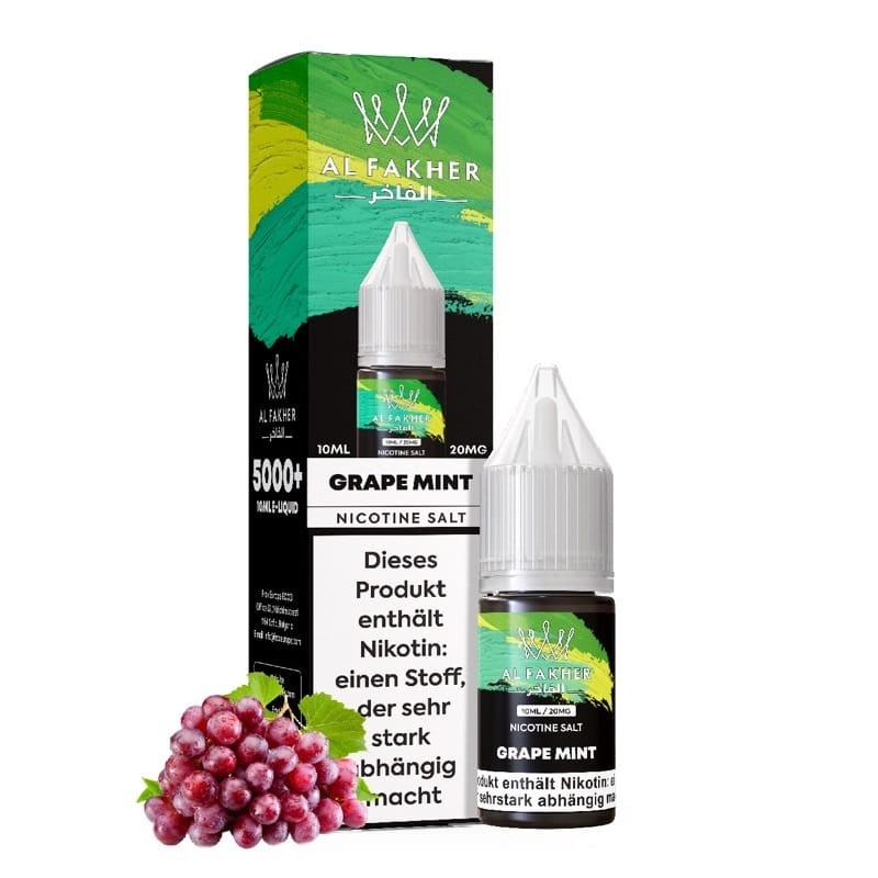 Al Fakher Liquid Grape Mint 20mg 10ml Al Fakher Liquid Grape Mint 20mg 10ml