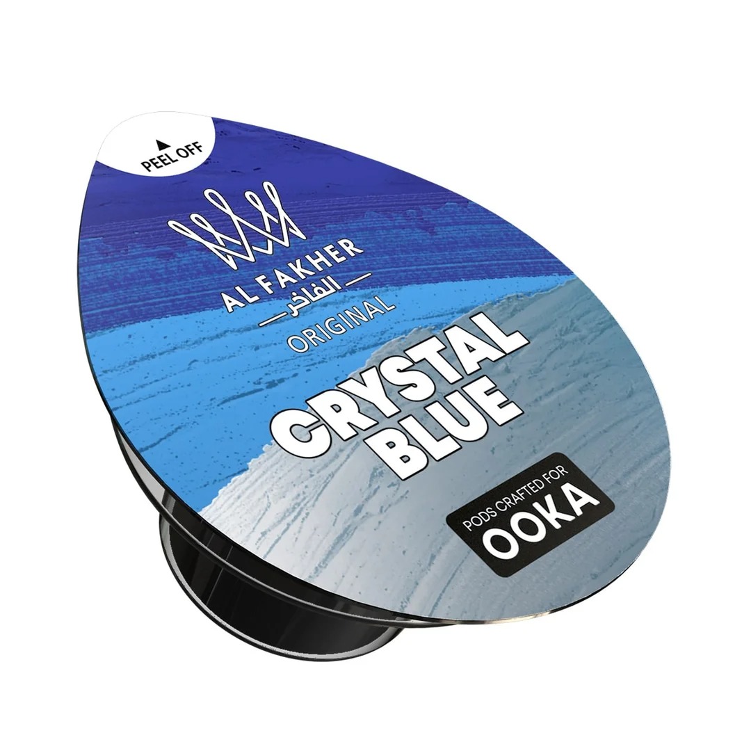 Al Fakher Shisha Tabak Crystal Blue OOKA Pod 2er Pack Einzeln Al Fakher Shisha Tabak Crystal Blue OOKA Pod 2er Pack Einzeln