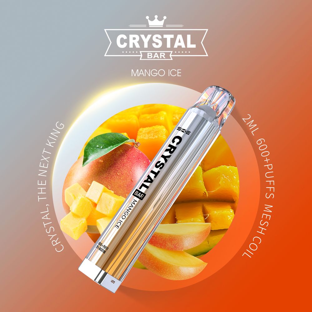 Crystal Bar - Mango Ice 2% Nikotin 600 Züge