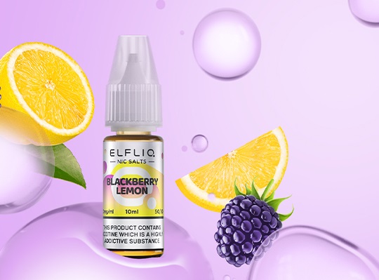 Elfliq - Blackberry Lemon Nikotinsalz Liquid 10ml | 20mg/ml