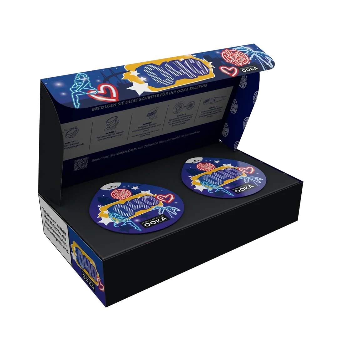 OOKA 187 Shisha Tabak - 040 Hamburg OOKA Pod (2 Pods)