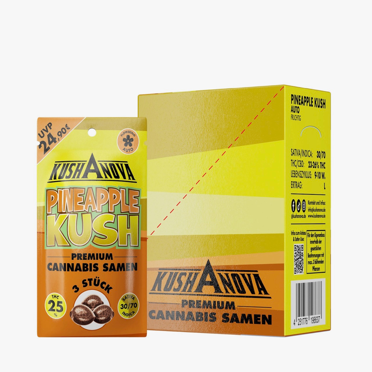 Kushanova Cannabissamen Pineapple Kush Kushanova Cannabissamen Pineapple Kush