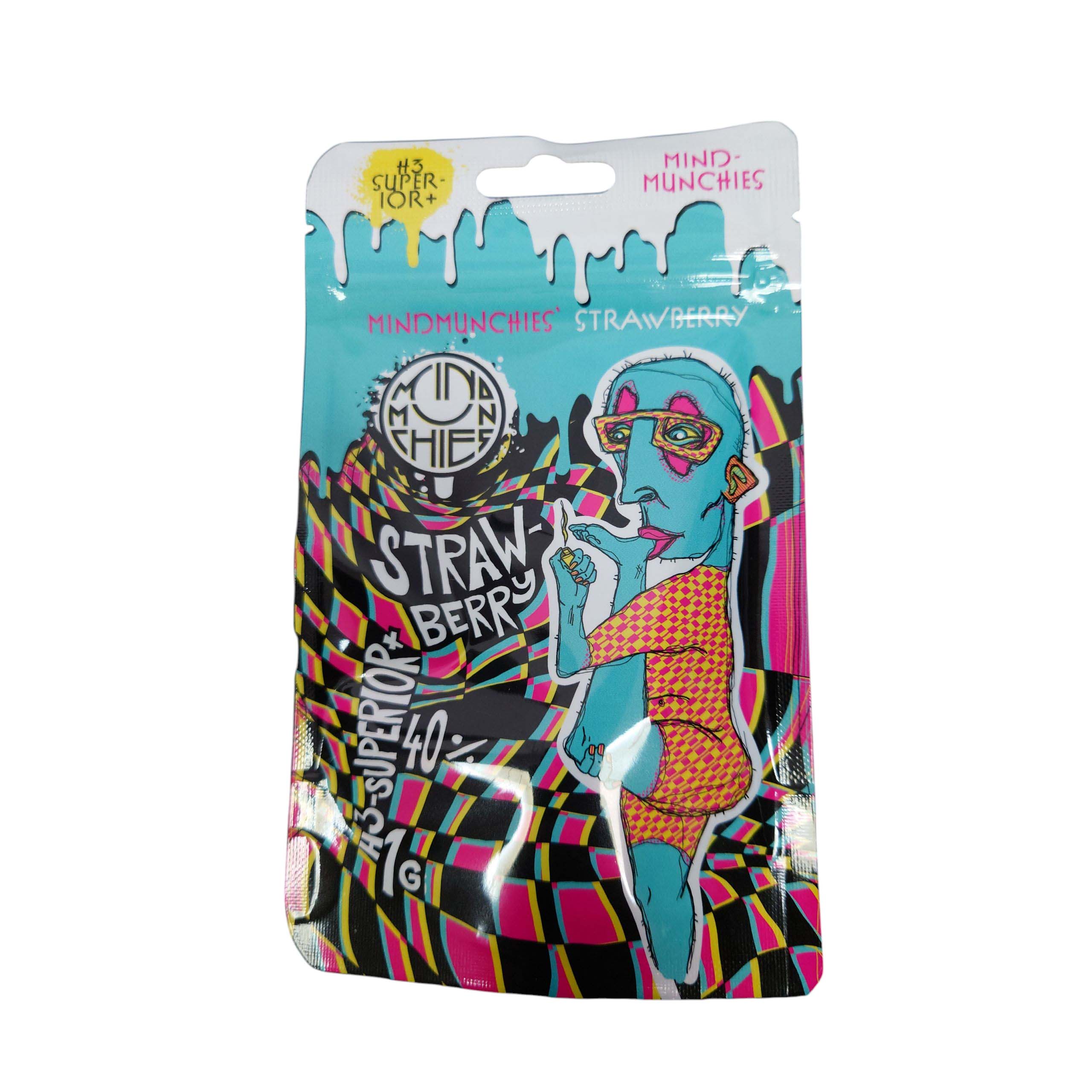 Mind Munchies H3 Superior+ Blüte Strawberry 1g Mind Munchies H3 Superior+ Blüte Strawberry 1g