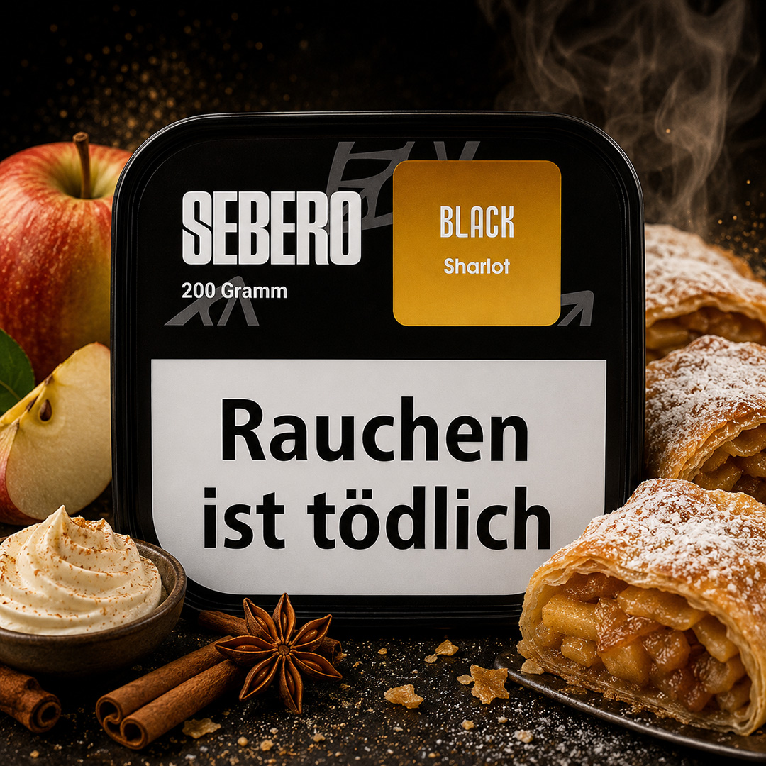 Sebero Black Shisha Tabak Sharlot 200g Sebero Black Shisha Tabak Sharlot 200g
