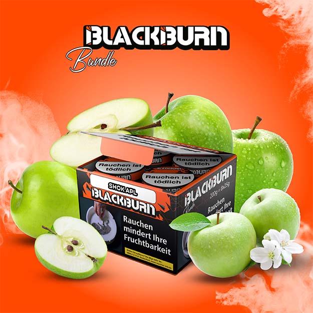 Blackburn Shisha Tabak - Shok Apl 200g