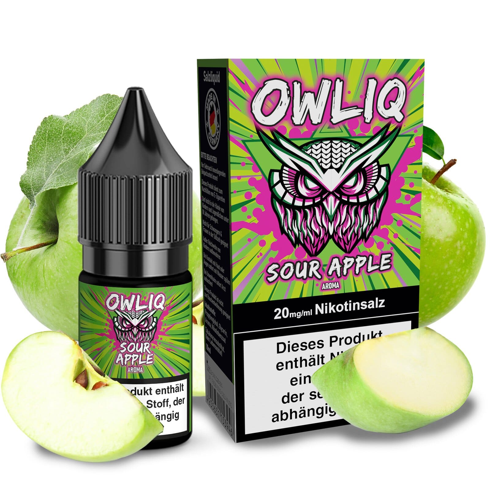 Owliq Liquid Sour Apple 20mg 10ml Owliq Liquid Sour Apple 20mg 10ml