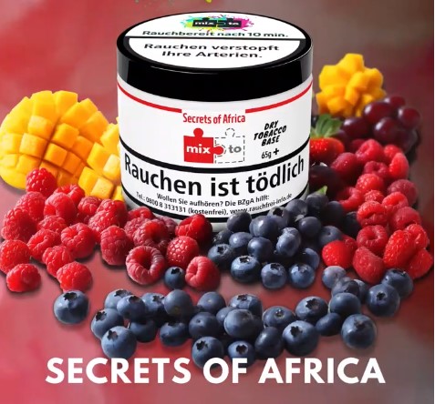 Mixto Tabak - Dry Tobacco Base - Secrets of Africa 65g