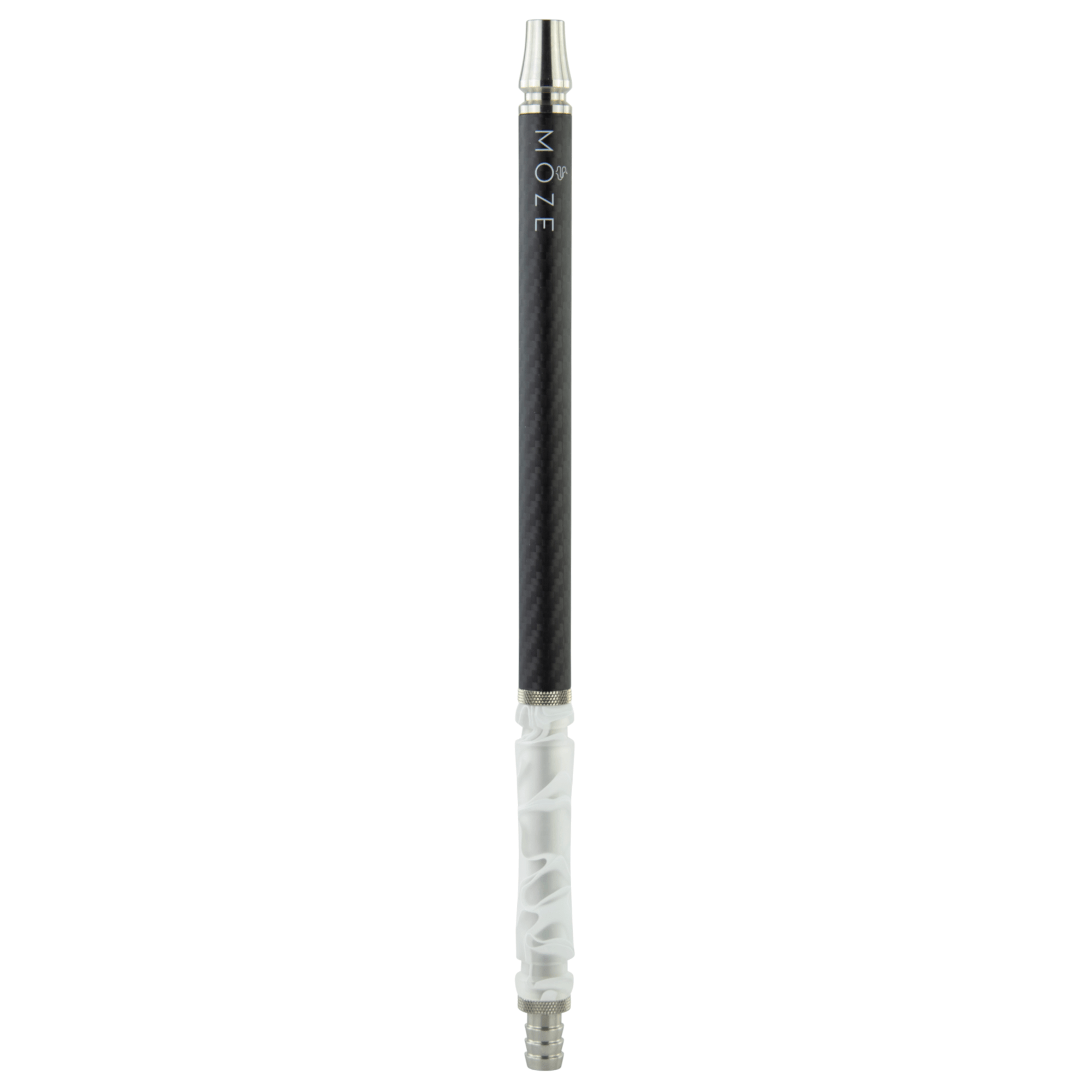 Moze-Breeze-Two-Line-Carbon-Mouthpiece-Wavy-Frosted Moze - Carbon Mouthpiece - Wavy Frosted