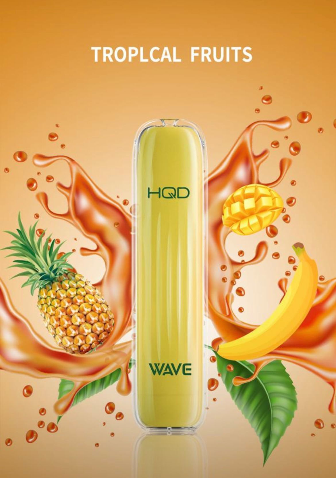 HQD WAVE 600 - Einweg E-Shisha - Tropical Fruit