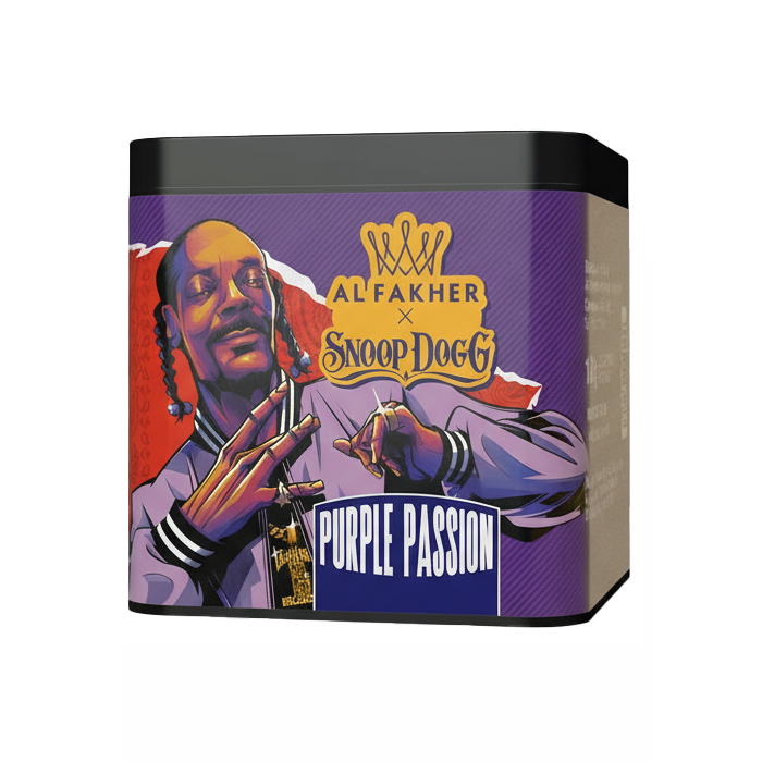 Al Fakher X Snoop Dogg Purple Passion Virginia Shisha Tabak 180g