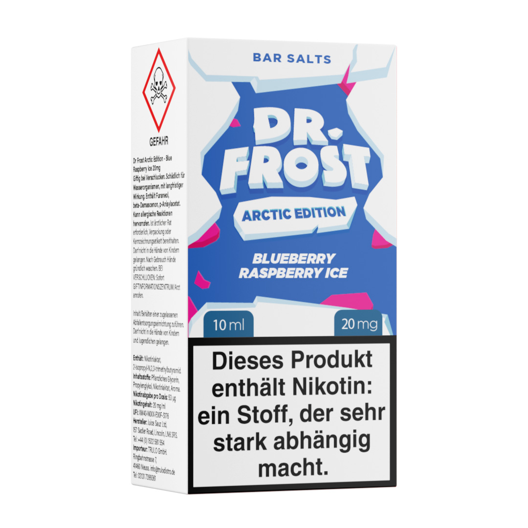 Dr. Frost Arctic Editon Blueberry Raspberry Ice Nikotinsalz Liqiuid 10ml 20mg Dr. Frost Arctic Editon Blueberry Raspberry Ice Nikotinsalz Liqiuid 10ml 20mg