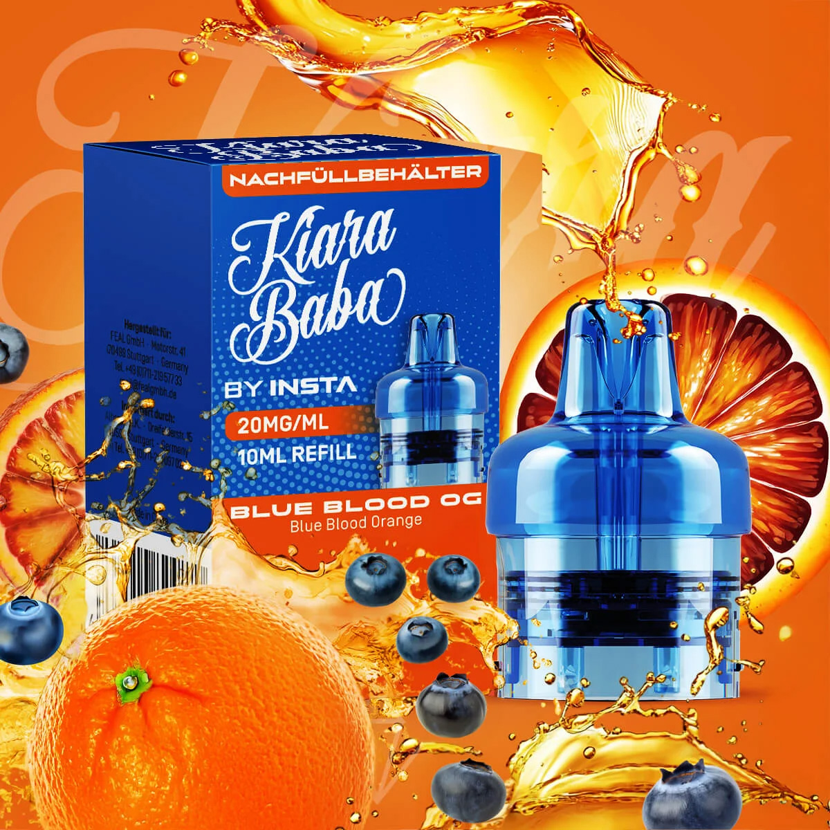 Kiara Baba 10K Pod - Blue Blood OG 10ml
