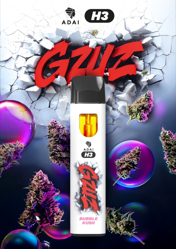 Gzuz H3 Superior Blend Vape V2 - Bubble Kush 1ml