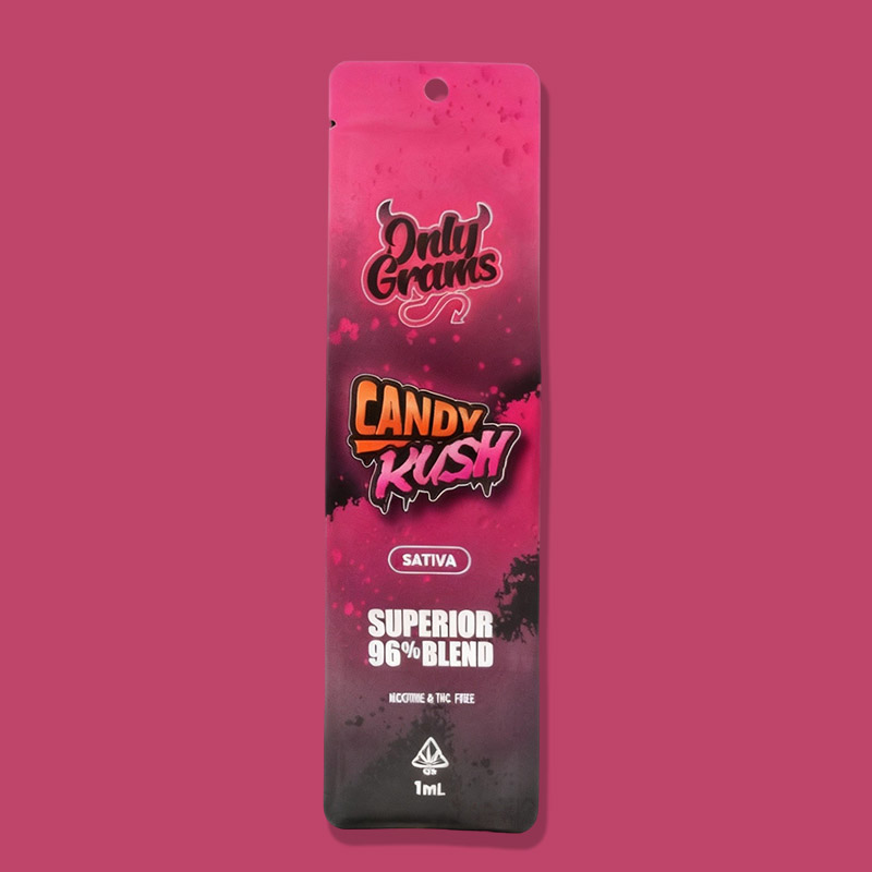 Only Grams Superior Blend Vape Candy Kush 1ml Only Grams Superior Blend Vape Candy Kush 1ml