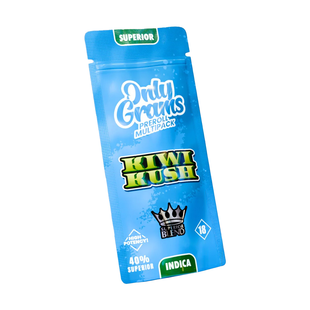 Only Grams - Pre-Roll Multipack - Kiwi Kush 3g
