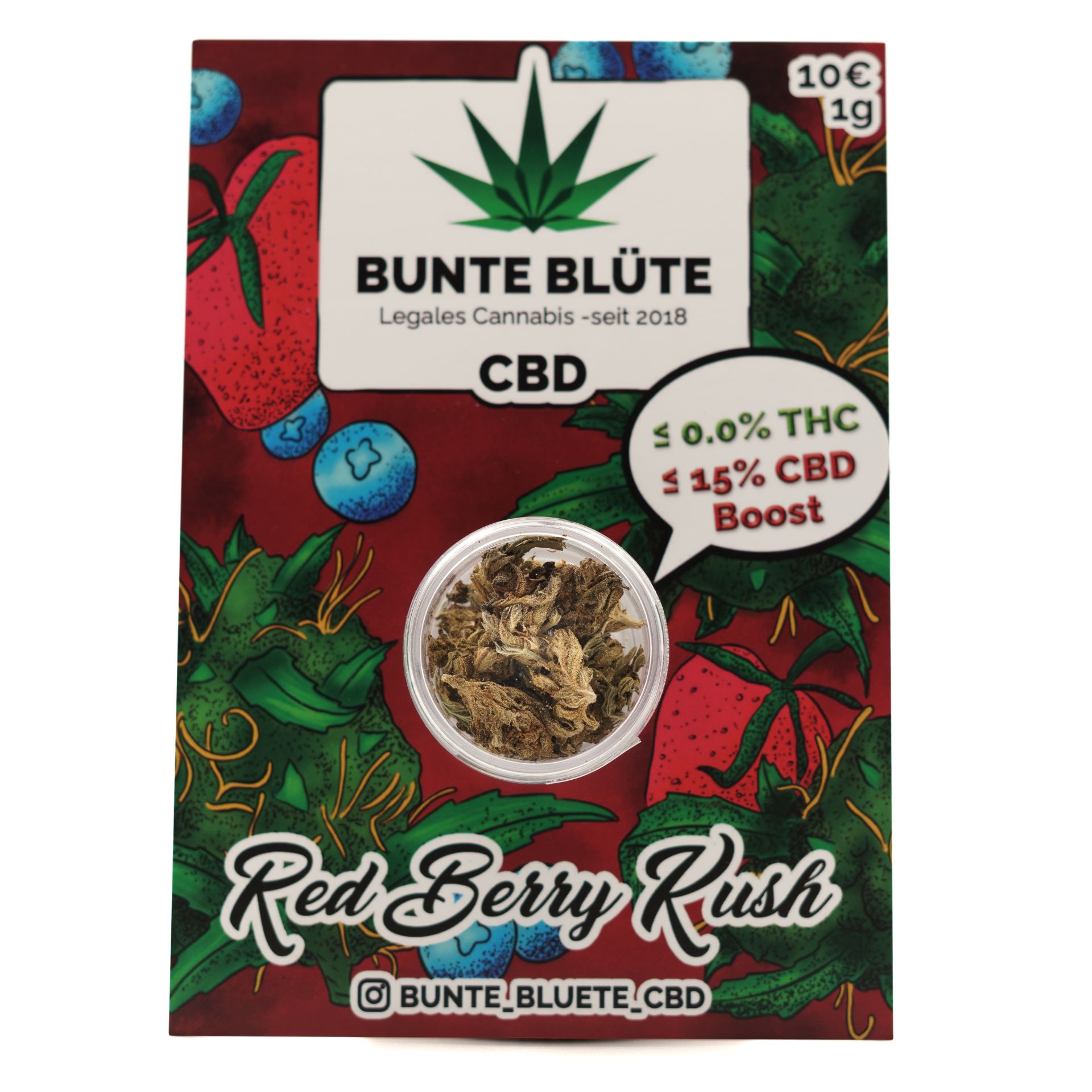 Bunte Blüte CBD Blüte Red Berry Kush Bunte Blüte CBD Blüte Red Berry Kush
