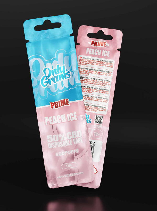 Only Grams CBD Vape Peach Ice Only Grams CBD Vape Peach Ice