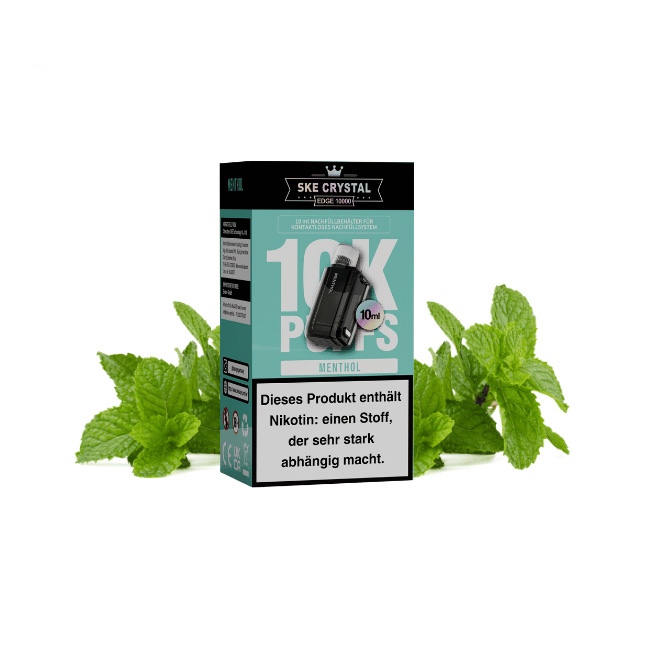 SKE Crystal Edge 10K Pod Menthol 10ml SKE Crystal Edge 10K Pod Menthol 10ml
