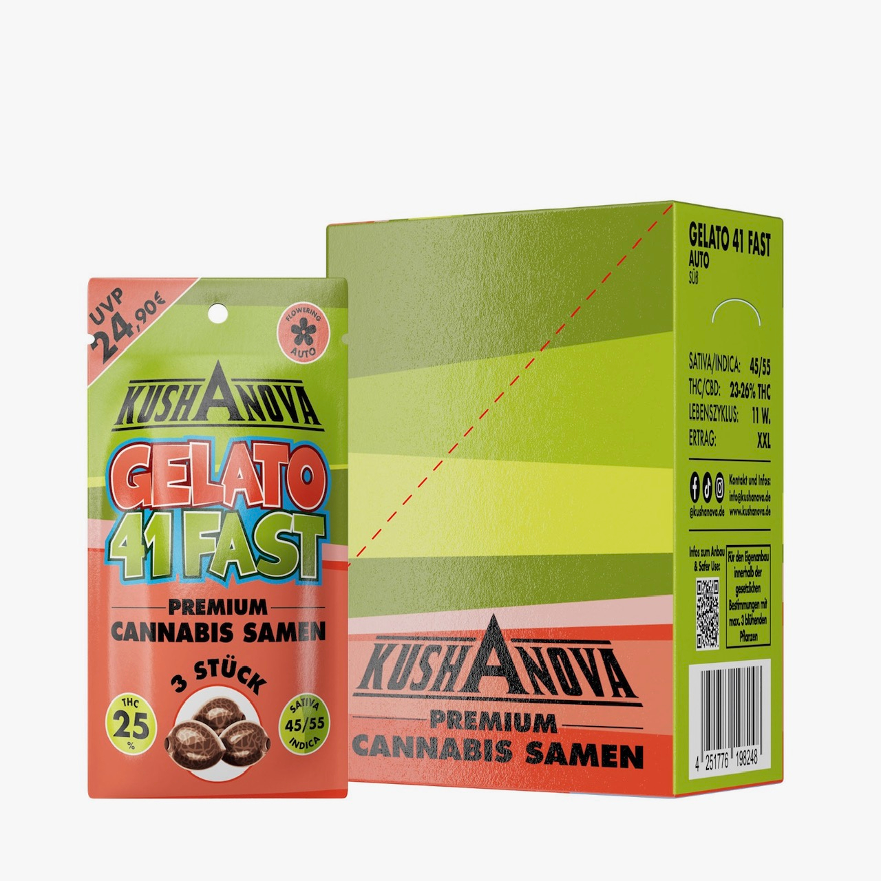 Kushanova Cannabissamen Gelato 41 Fast Kushanova Cannabissamen Gelato 41 Fast