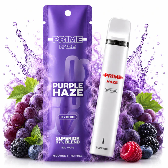 Pr1me H4ze - Superior Blend Vape - Purple Haze 1ml