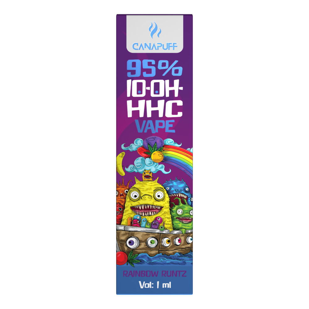 Canapuff 10-OH-HHC Vape - Rainbow Runtz 1ml