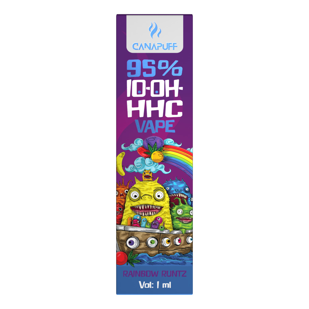 Canapuff 10-OH-HHC Vape Rainbow Runtz Canapuff 10-OH-HHC Vape Rainbow Runtz