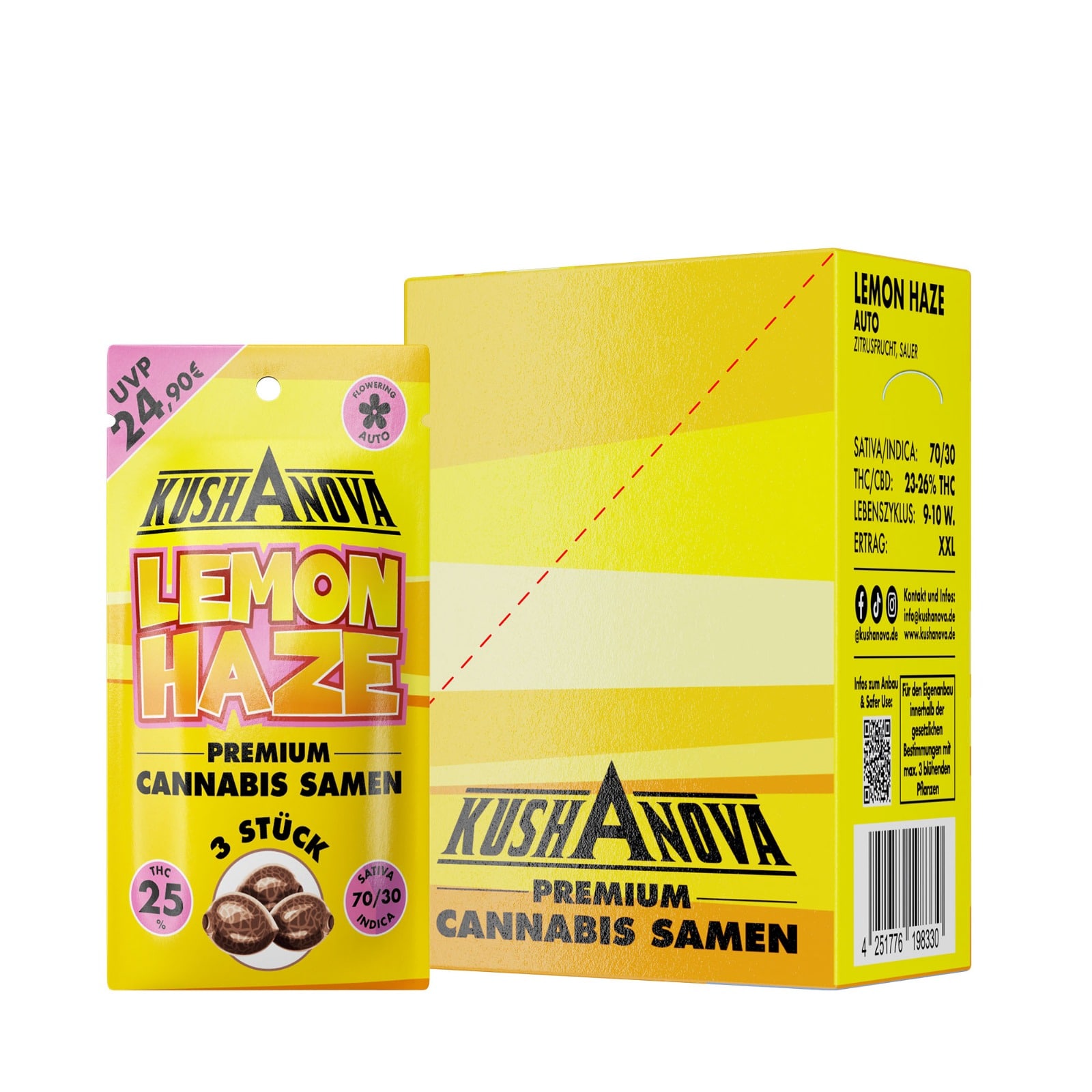 Kushanova Cannabissamen Lemon Haze Kushanova Cannabissamen Lemon Haze