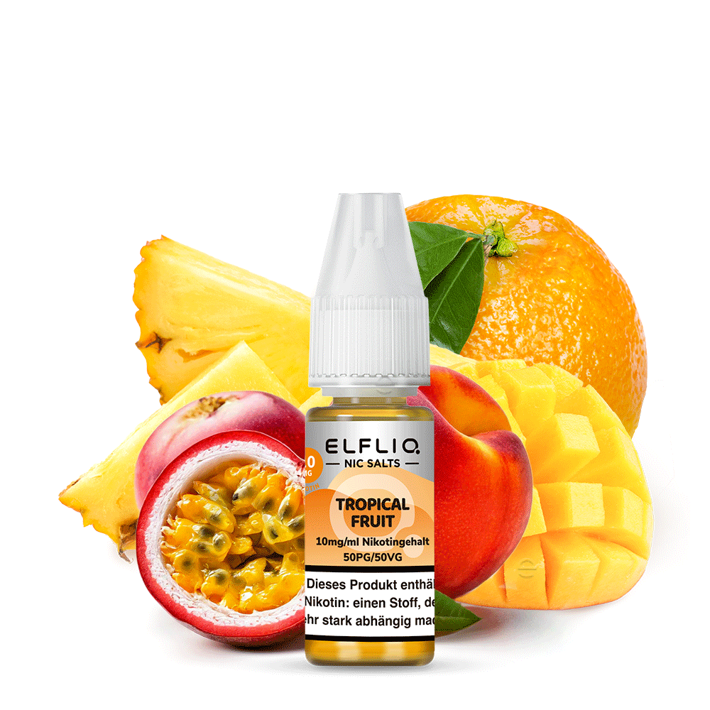 Elfbar Elfliq Tropical Fruit 10mg 10ml Elfbar Elfliq Tropical Fruit 10mg 10ml