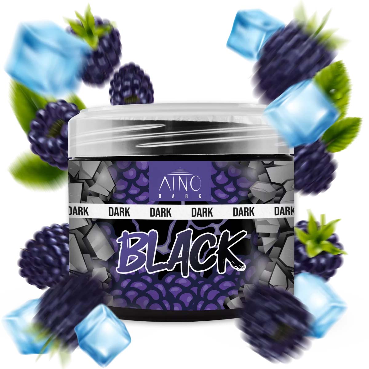 Aino Shisha Tabak - Black 200g Dark 