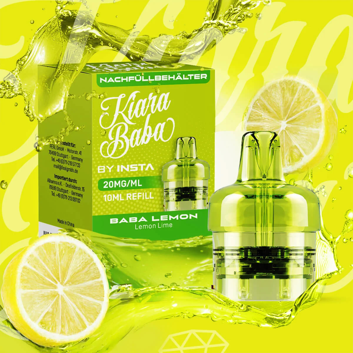 Kiara Baba 10K Pod - Baba Lemon 10ml