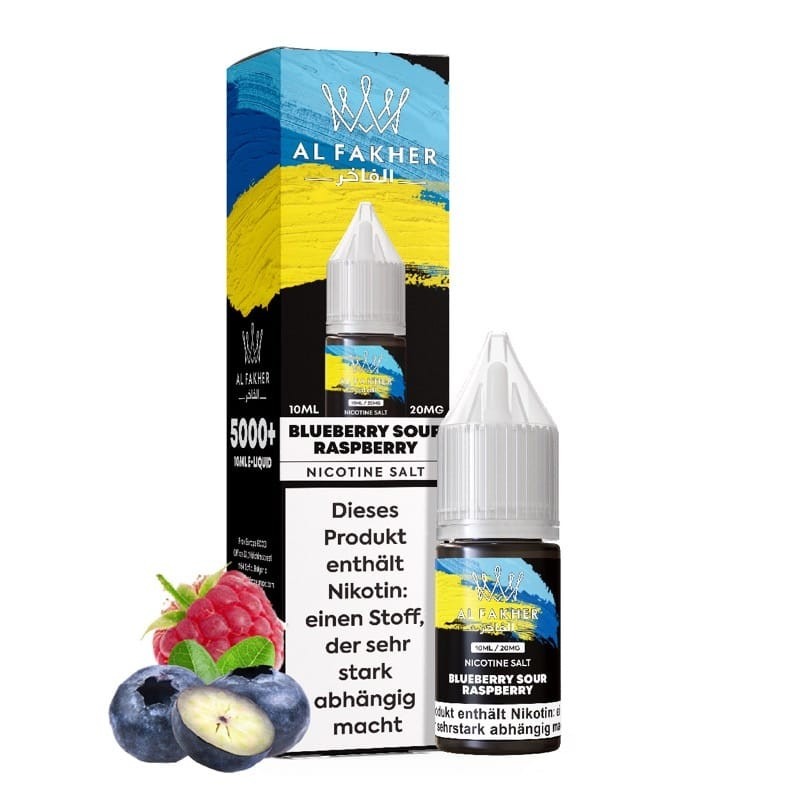 Al Fakher Liquid Blueberry Sour Raspberry 20mg 10ml Al Fakher Liquid Blueberry Sour Raspberry 20mg 10ml