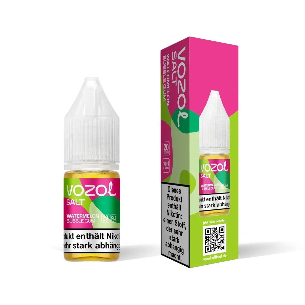 Vozol Liquid Watermelon Bubble Gum 10ml 20mg Vozol Liquid Watermelon Bubble Gum 10ml 20mg