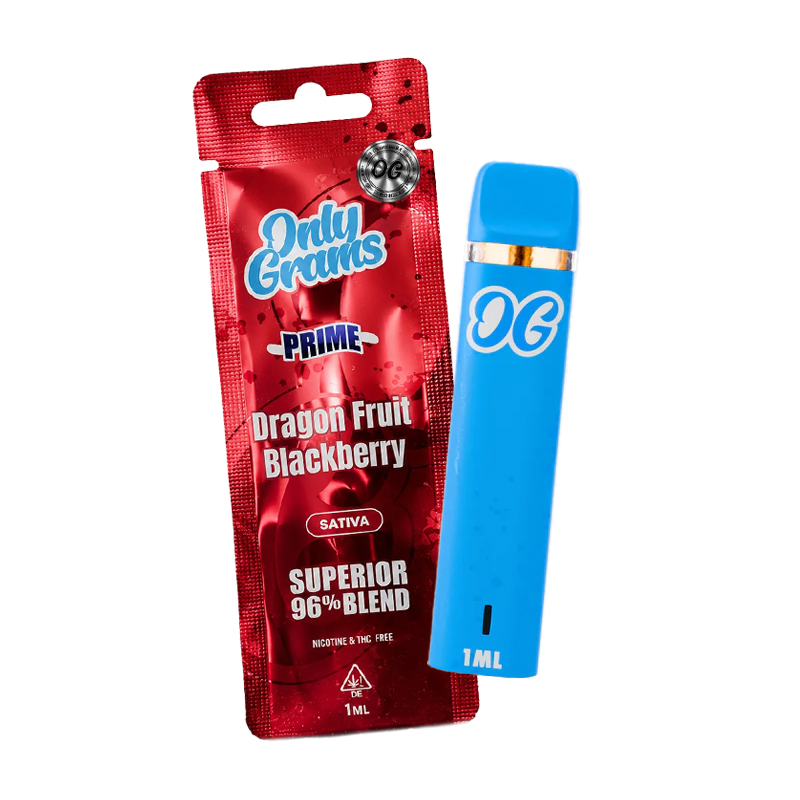 Only Grams Superior Blend Vape Dragon Fruit Blackberry 1ml Only Grams Superior Blend Vape Dragon Fruit Blackberry 1ml