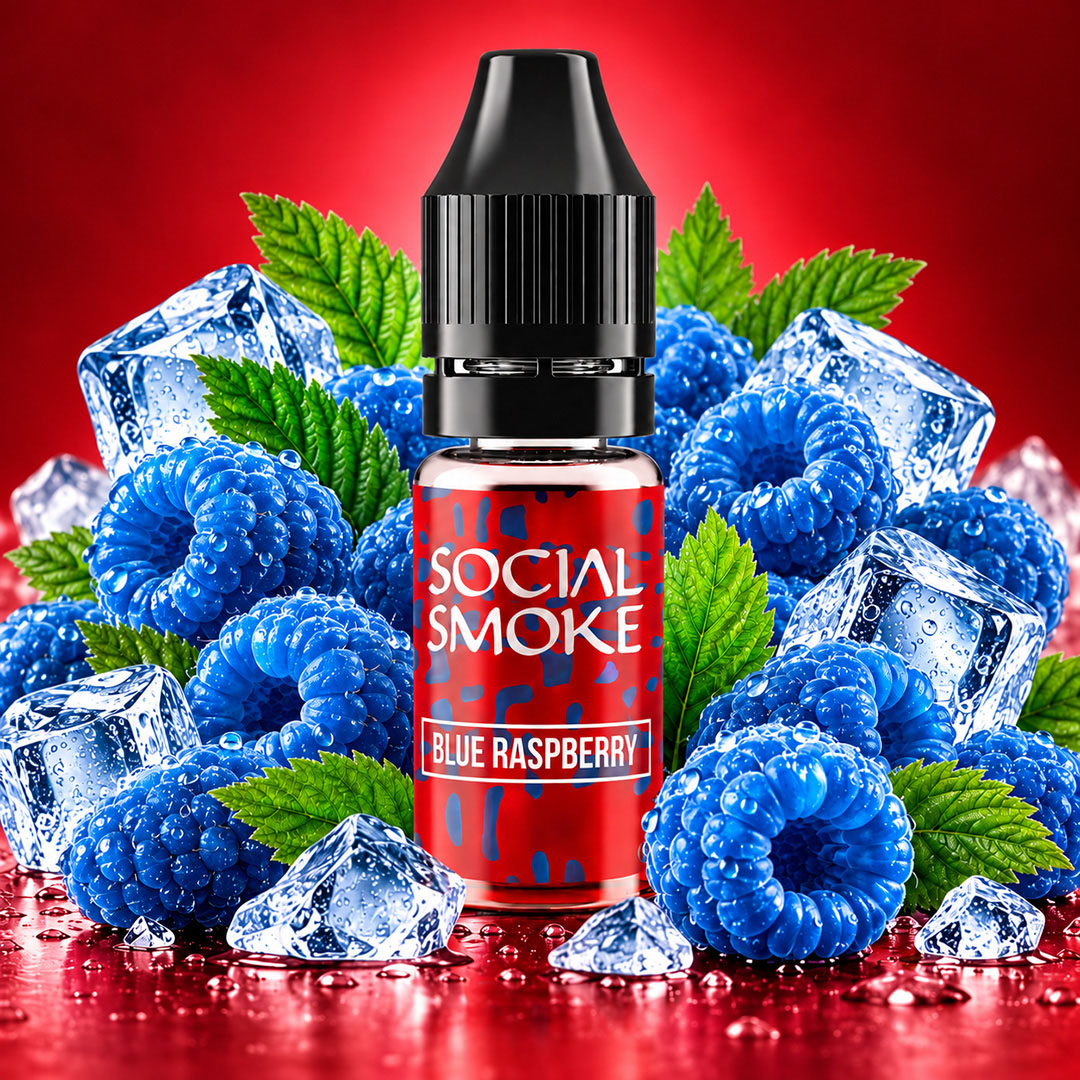 Social Smoke Liquid Blue Raspberry 10ml 20mg Social Smoke Liquid Blue Raspberry 10ml 20mg