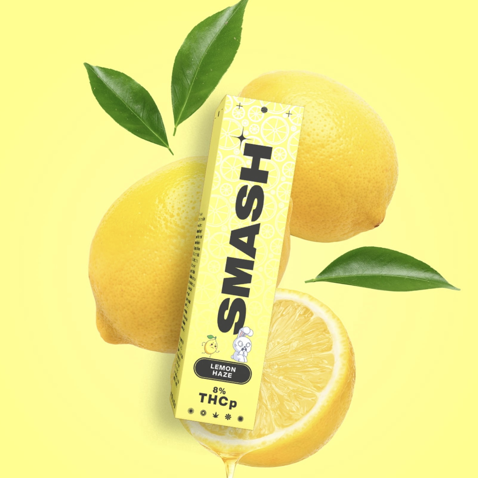 SMASH THC-P Vape - Lemon Haze 1ml